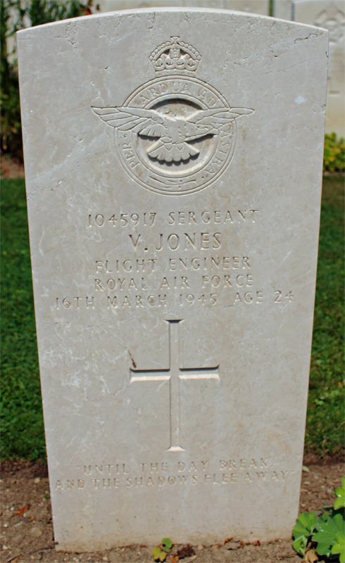 Sgt Victor Jones<br/><br /><br />died March 16th, 1945